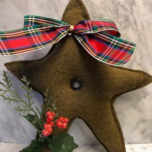 Primitive Felt Holiday Star